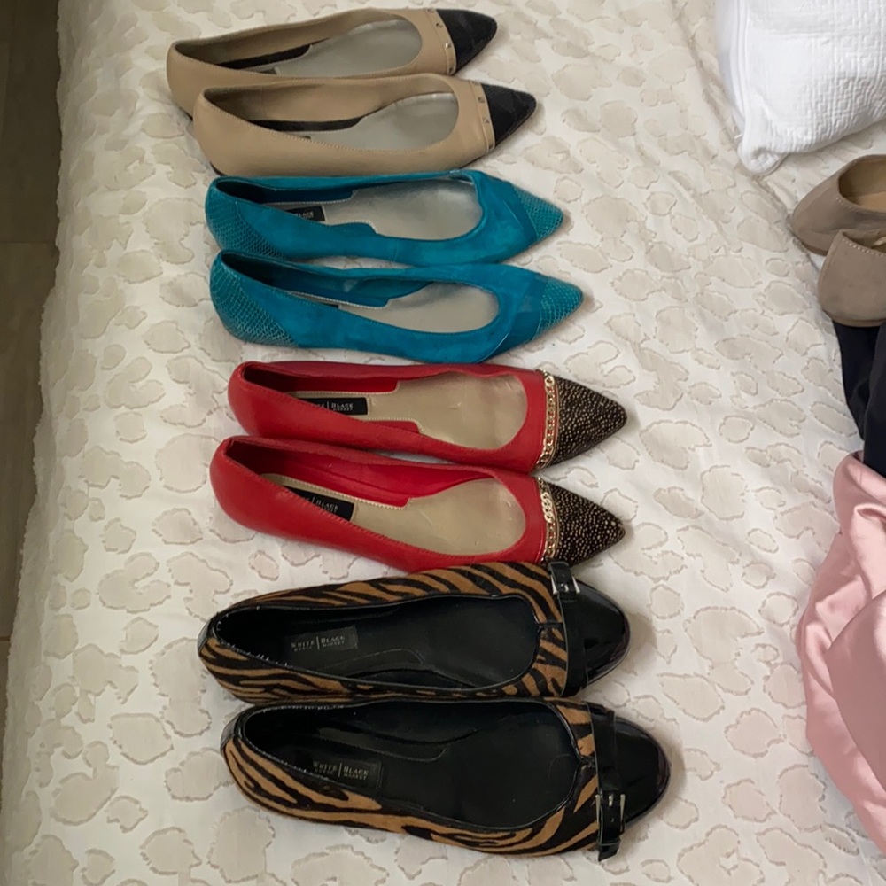 5 pairs of flats all for $30